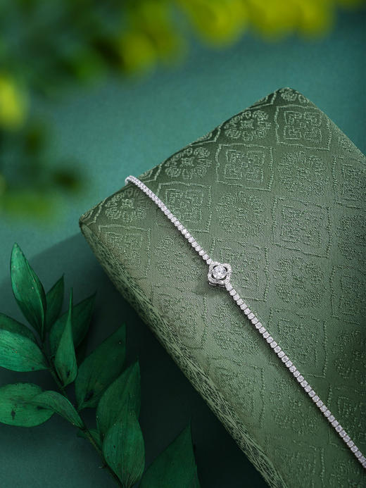 子佩集【许愿四叶】S925银手链【SL070548】时尚四叶草锆石2509 商品图0