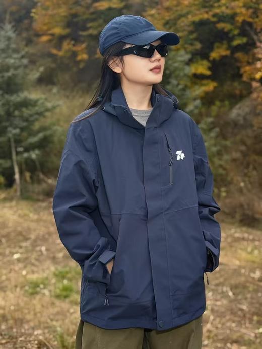 【25石墨烯抓绒三合一冲锋衣】可拆卸帽石墨烯抓绒款真冲锋衣上衣03h 商品图2