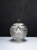 子佩集【花开福来】S999银摆件【ZJ037】茶具格桑花嵌金小茶壶2509 商品缩略图6
