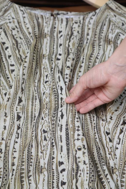 （小眠专属）进口棉定制印花套装 上衣C2288021/半身裙C2288022 【3~7发货】 商品图8