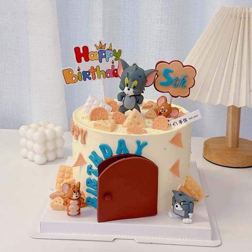 客定款~tom&jerry猫和老鼠卡通蛋糕-低糖处理无添加 商品图1
