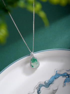 子佩集S925银【福禄宝瑞】套链【TL015847】纯银翡翠葫芦项链2509