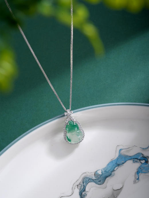 子佩集S925银【福禄宝瑞】套链【TL015847】纯银翡翠葫芦项链2509 商品图0