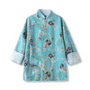 M3003新中式国风花朵刺绣亮片衬衫老钱风气质缎面上衣2025秋季 商品缩略图4