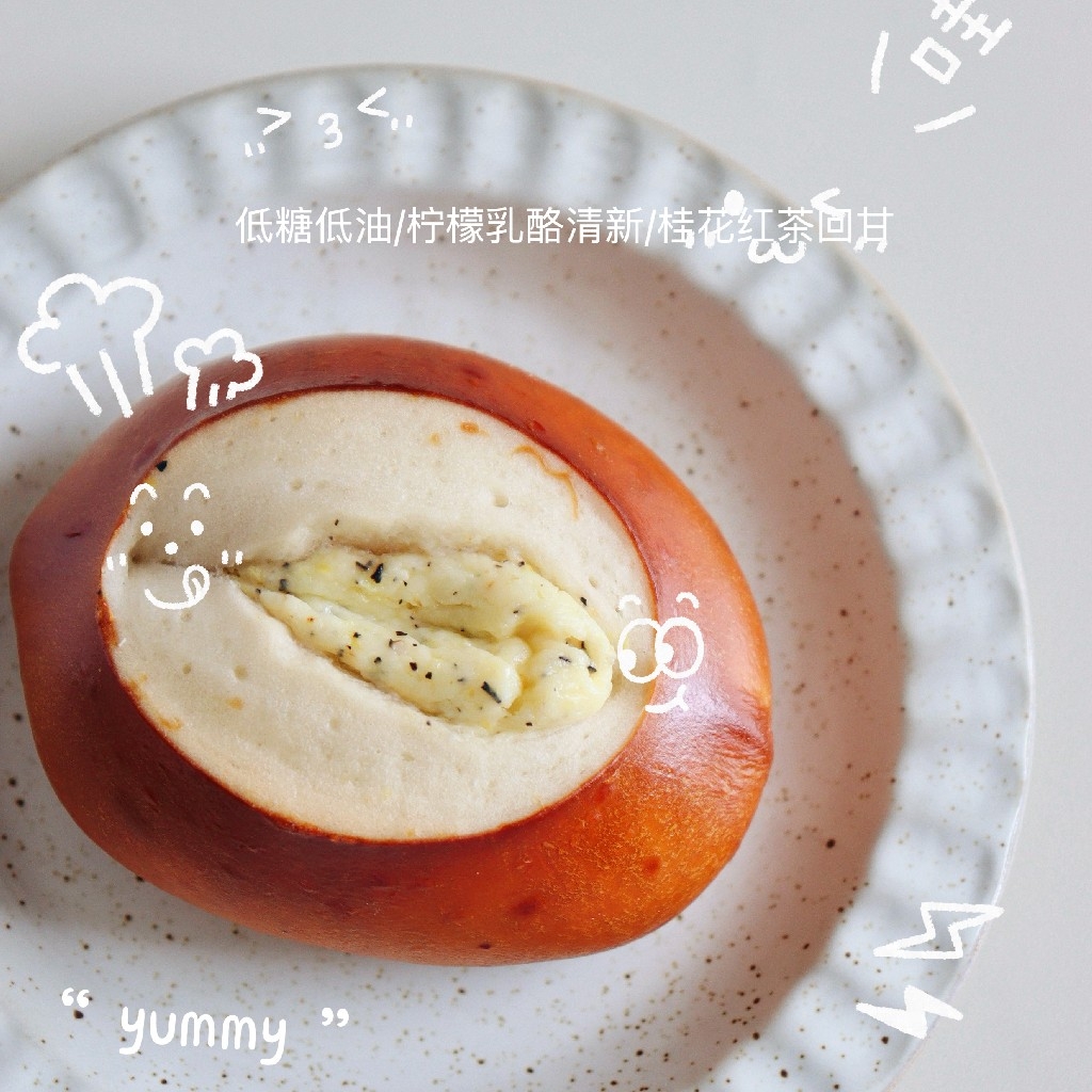 桂花柠檬乳酪碱水棒