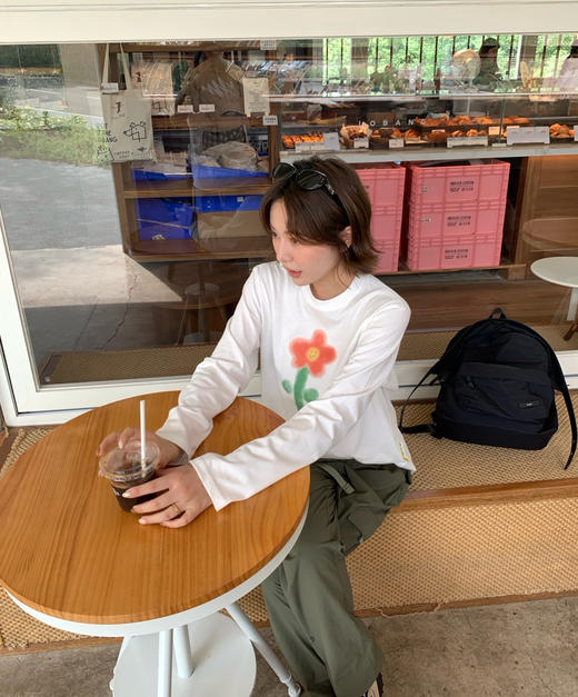 原单AnKoRa*安高若插画款涂鸦款长袖打底衫092308 商品图10