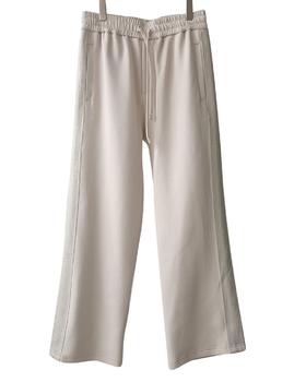 中性款logo织带运动裤长裤 可配套装010