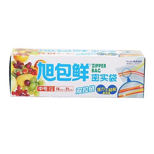 旭包鲜密实袋中号20个装 商品图0