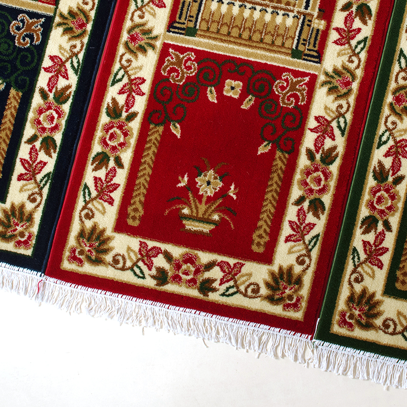 比利时机织毯 66*125cm，红绿蓝三色，12mm厚毯