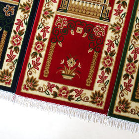 比利时机织毯 66*125cm，红绿蓝三色，12mm厚毯