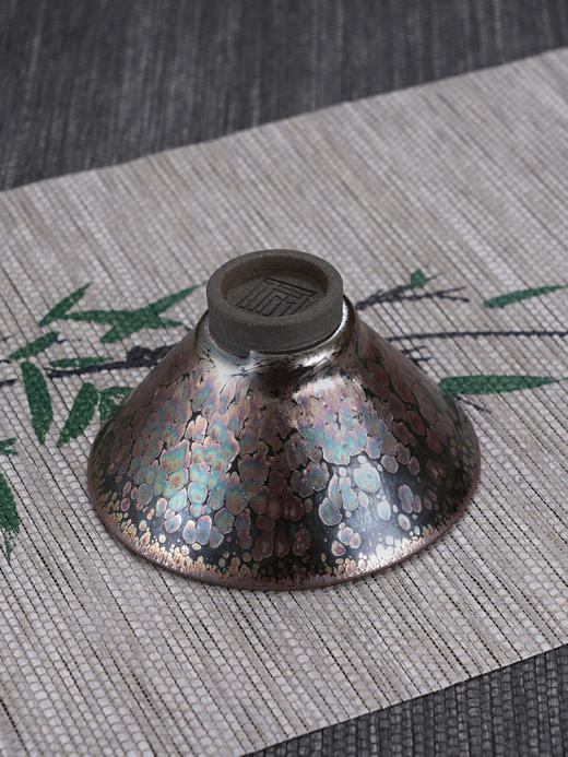 子佩集【娇花照水】S990银摆件【YSYCJ004】茶具品茗杯原创作品茶杯紫花丝莲花2509 商品图7