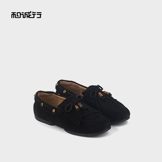 和诚行2025秋季新款时尚复古流苏休闲百搭乐福鞋2020027 商品图4
