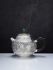 子佩集【花开福盈】S999银摆件【ZJ036】茶具牡丹花嵌金小茶壶2509 商品缩略图0