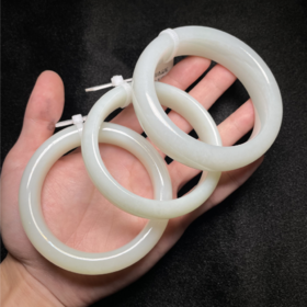 D和田玉手镯-精品轮胎手镯#