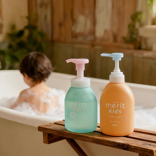  【儿童专用洗护】男孩女孩通用 花王merit弱酸性宝宝植物配方泡沫洗发水新包装   湖州仓 商品图6