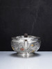 子佩集【花开福瑞】S999银摆件【ZJ039】茶具花朵嵌金平盖小茶壶2509 商品缩略图7