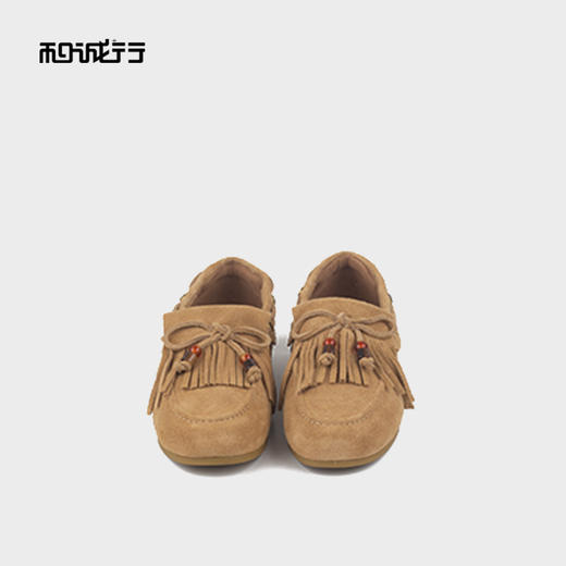 和诚行2025秋季新款时尚复古流苏休闲百搭乐福鞋2020027 商品图2