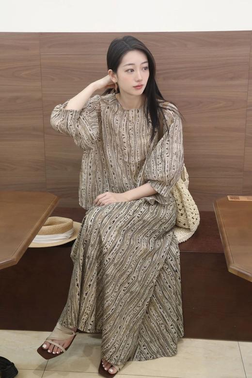 （小眠专属）进口棉定制印花套装 上衣C2288021/半身裙C2288022 【3~7发货】 商品图2