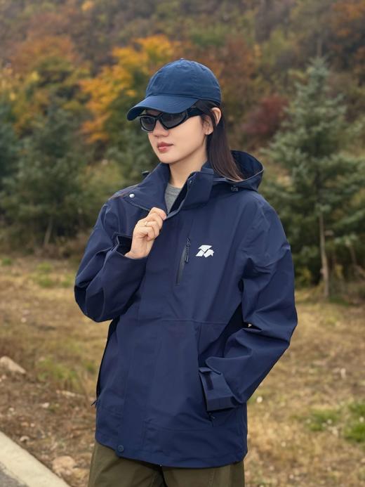 【25石墨烯抓绒三合一冲锋衣】可拆卸帽石墨烯抓绒款真冲锋衣上衣03h 商品图0