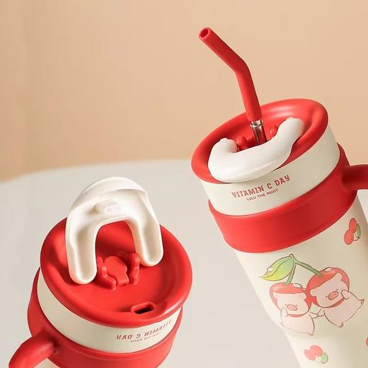 4楼Eubelle欧蓓 川岛屋lulu猪大容量保温杯 吸管杯高颜值冰霸杯 活动价：69-79元 商品图1