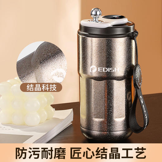 壹滴水纯钛咖啡杯智能显温双重保冷保温高颜值高级感双层 商品图6