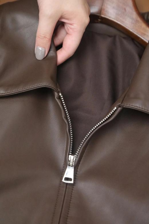 复古乌托邦～羊皮革拉链皮衣 B04LDR22403 商品图10
