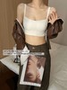 【GZ】无忧购暖绒蕾丝方领bra一体背心内衣52655（截单后3-5天发货) 商品缩略图5