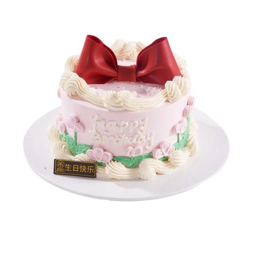 粉蝶花语【动物奶油生日蛋糕W】 商品图0