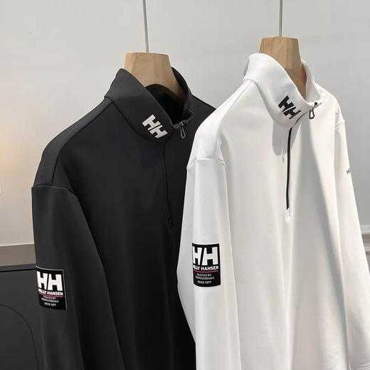 H/H海丽汉森hh25秋冬经典款保暖内里薄抓绒轻柔舒适半拉链套头衫 商品图5