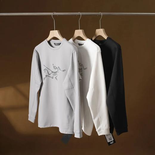 袅家男女同款速干薄款加绒长袖T恤 商品图2