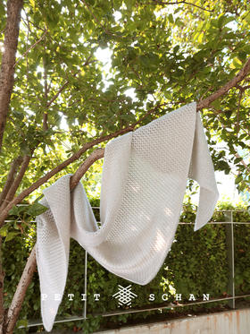 PETIT SCHAN小闪 ACC#042 Dreamcatcher 捕梦网 纯羊绒挑孔针织三角巾/披肩围巾