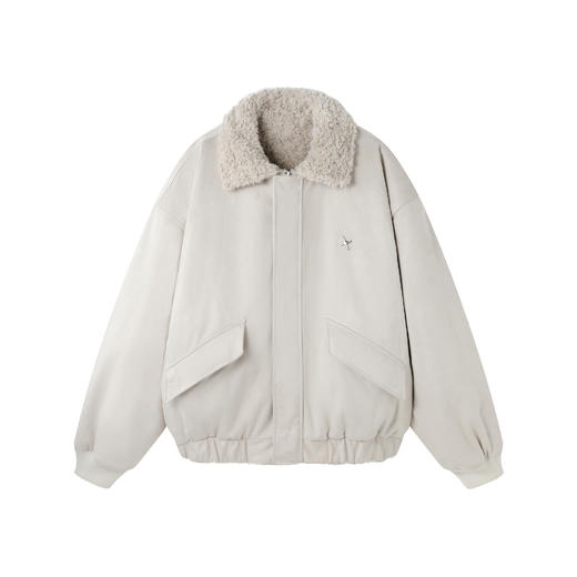 BJHG不计后果环保麂皮绒两面穿夹克棉服男款冬季美式防寒服外套女 商品图4