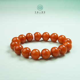 珠光宝气-蜜蜡苹果珠手串约12mm