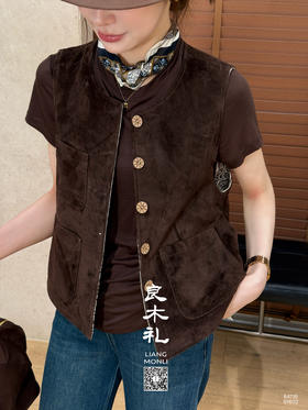 良木礼——两面穿羊反绒马甲