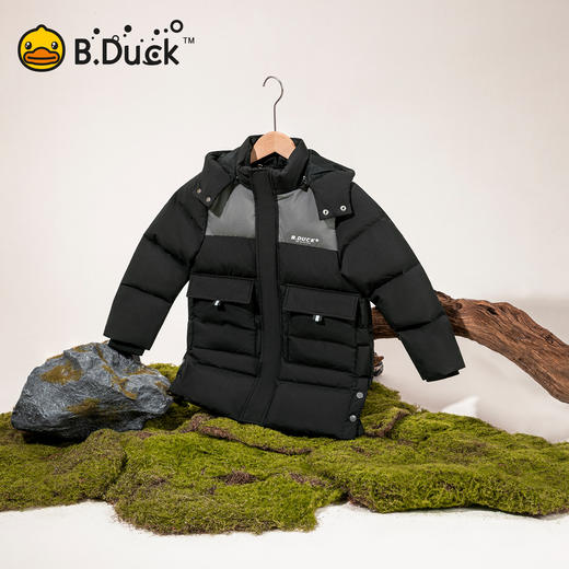 【鹅绒服】B.Duck小黄鸭童装冬季中长款鹅绒110-165 BF5616901 商品图1