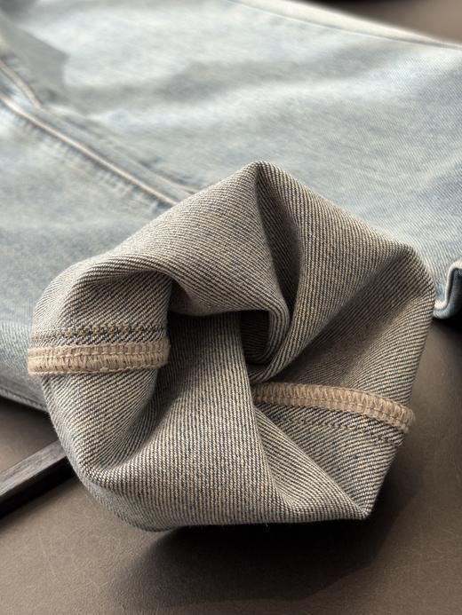 会员福利【官网600+细腿神裤】拉夏贝尔/La Chapelle高腰显瘦设计感小脚牛仔裤2025新款铅笔裤子 商品图7