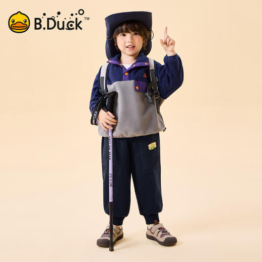 【抗菌加绒】B.Duck小黄鸭童装冬季针织长裤105-150 BF5673022 商品图2