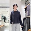 2楼素然羊毛罗纹宽松长袖T恤1250 商品缩略图3