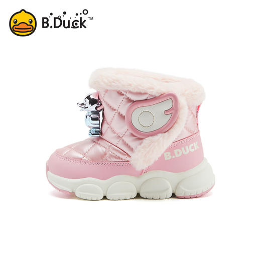 B.Duck小黄鸭童鞋冬季儿童时尚休闲鞋23-30 B5483001 商品图3