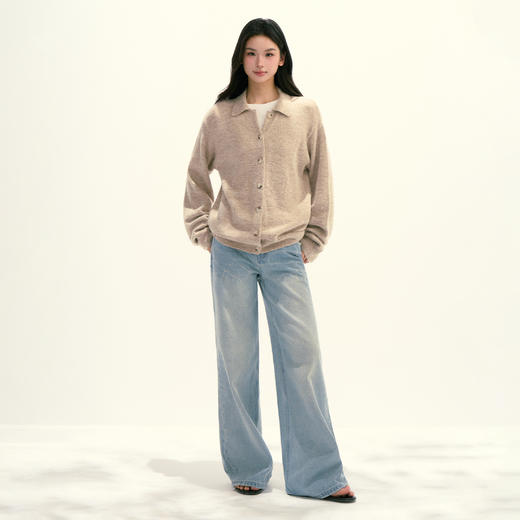 Ariseism 美式复古设计感宽松毛衣外套女秋季新款上衣 商品图4