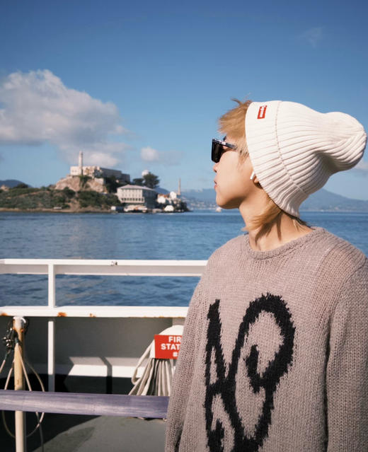 acn*e 爱心拼接马海毛毛衣 商品图1