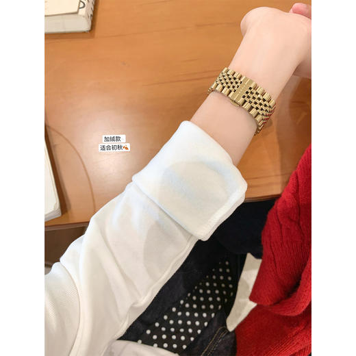 <曾小咸推荐>字母设计圆领长袖T恤 商品图4