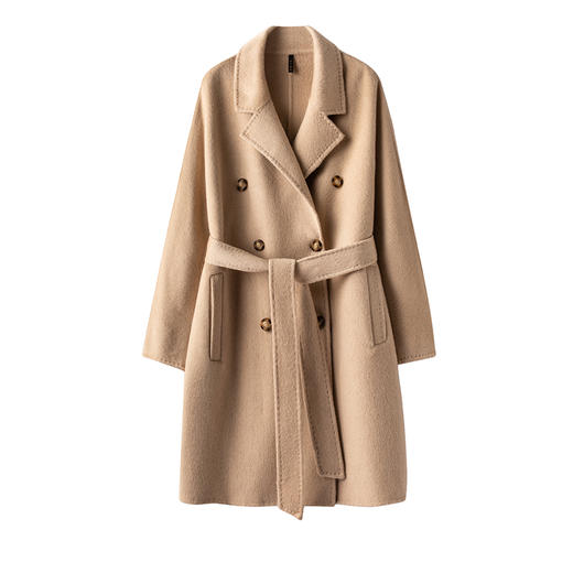 S·Y·C【老粉指定要】101801短款！100%驼绒大衣双面呢外套女 商品图2