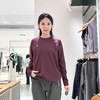 2楼素然A0253TS07磨毛图案圆领长袖T恤795 商品缩略图3