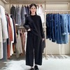 2楼素然美丽诺羊毛针织布弧形裤1650 商品缩略图3