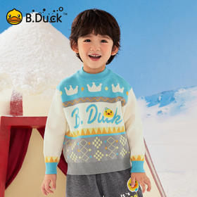 B.Duck小黄鸭童装冬季套头针织衫90-130 BF5612063