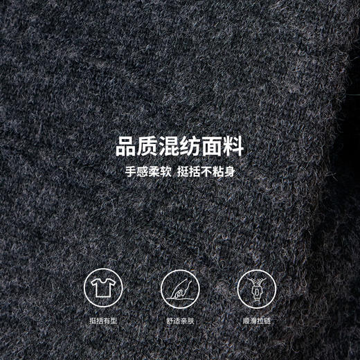贝纳川秋季半开式立领套头毛衣ECT316005 商品图2