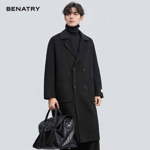 贝纳川冬季长款羊毛大衣ECT428001 商品图5