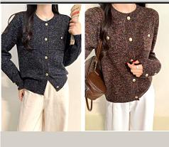 586902小香风羊毛开衫 商品图0