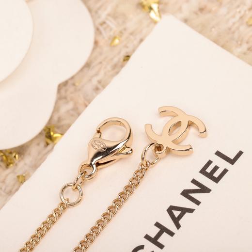 香奈儿 24B早秋最新款绝美系列 黑花边白c珍珠手链（XK） 商品图4